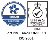 Certificate Number: 16623
ISO 9001 : 2015